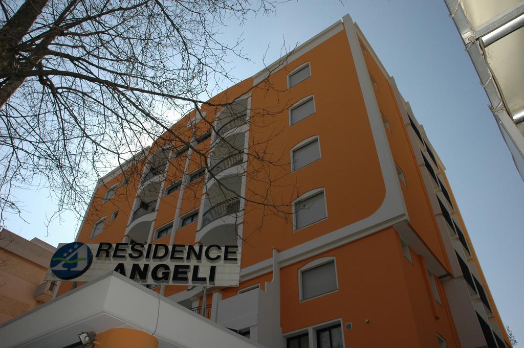 Residence Hotel Angeli リミニ エクステリア 写真